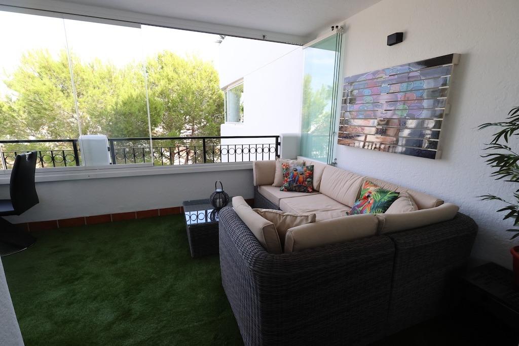 Pool area in apartment for sale in Orihuela Costa