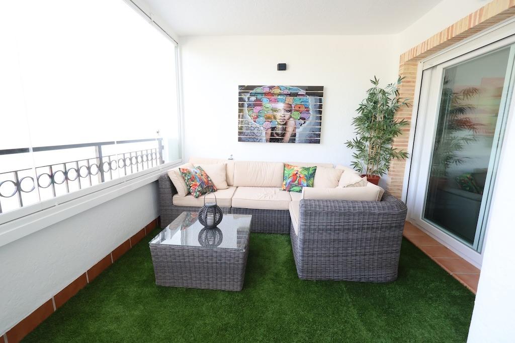 Garden in apartment for sale in Orihuela Costa