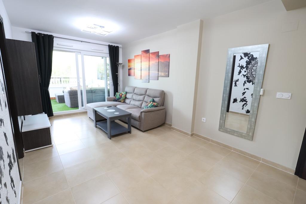 Pool area in apartment for sale in Orihuela Costa