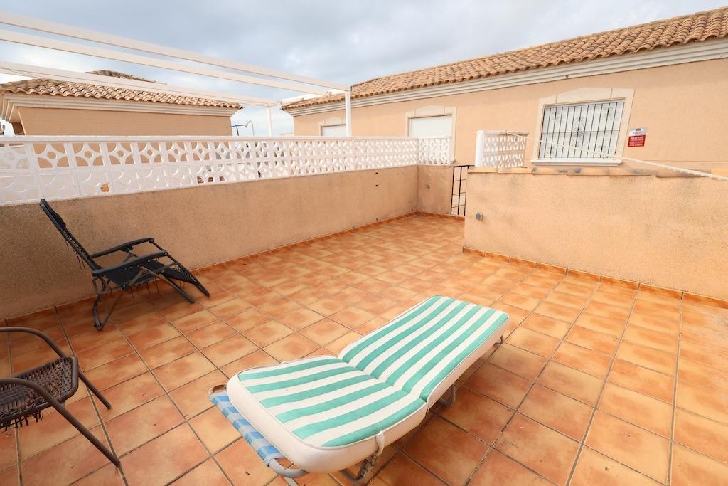 Terrace in bungalow for sale in Orihuela Costa