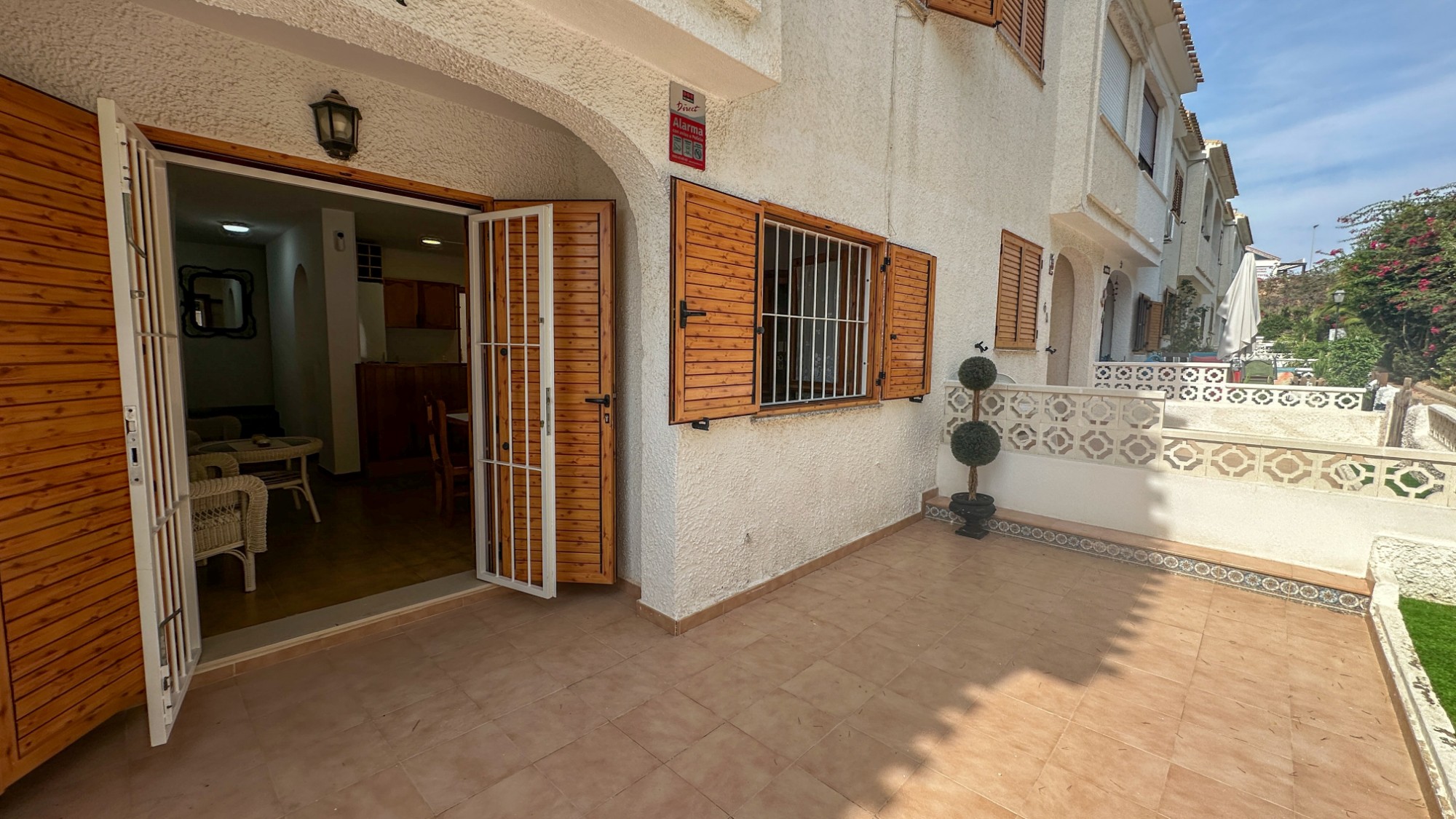 Garden in terraced for sale in Playa Flamenca