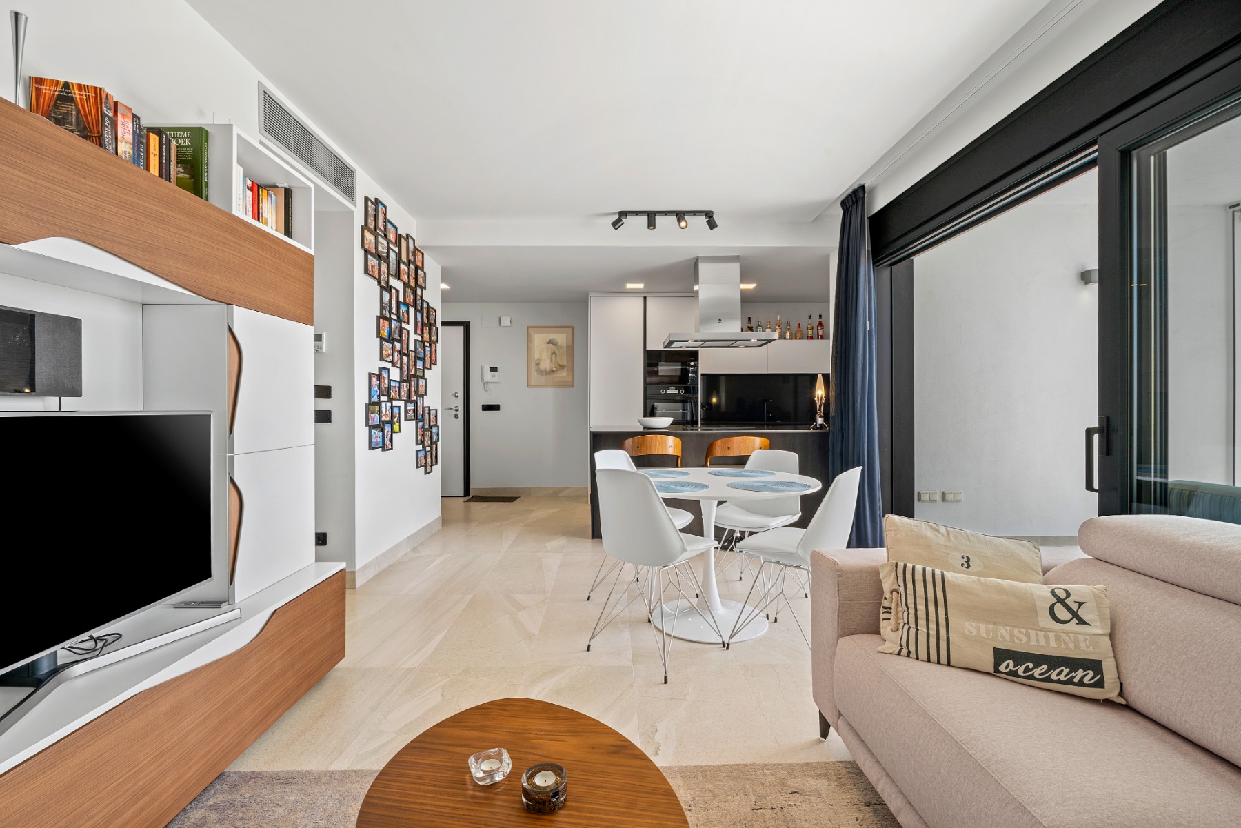 Pool area in apartment for sale in Villamartin