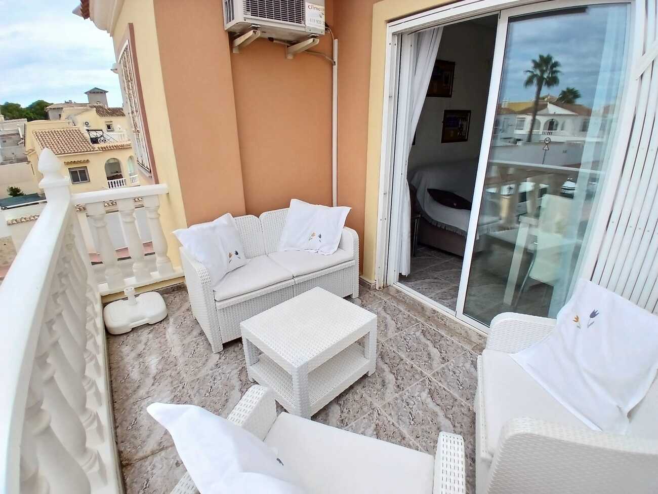 This beautifully renovated first-floor apartment is ideally situated in the sought-after area of Villamartin, offering a fantastic combination of modern comfort, convenience, and Mediterranean living