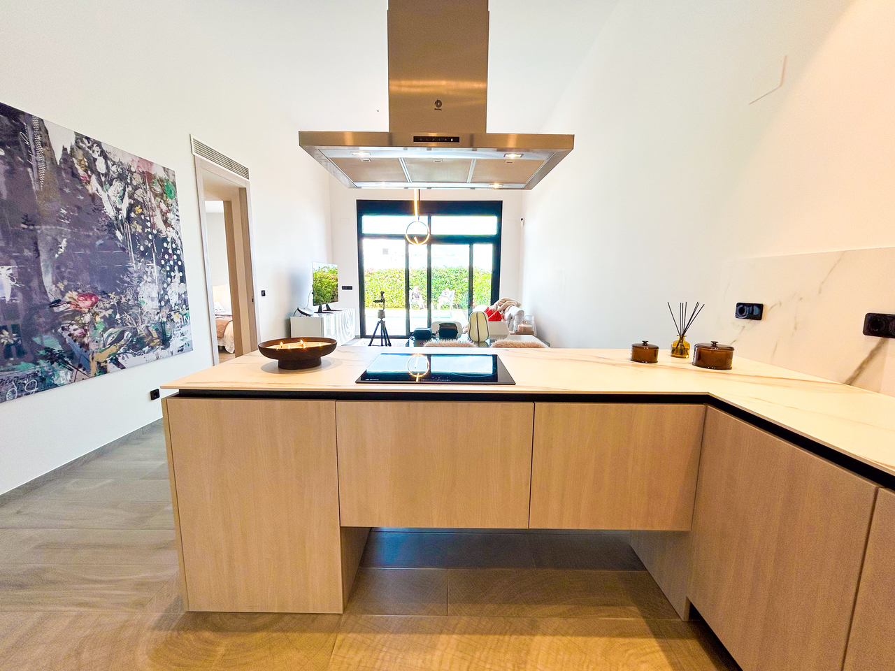 Master bedroom in villa for sale in Algorfa