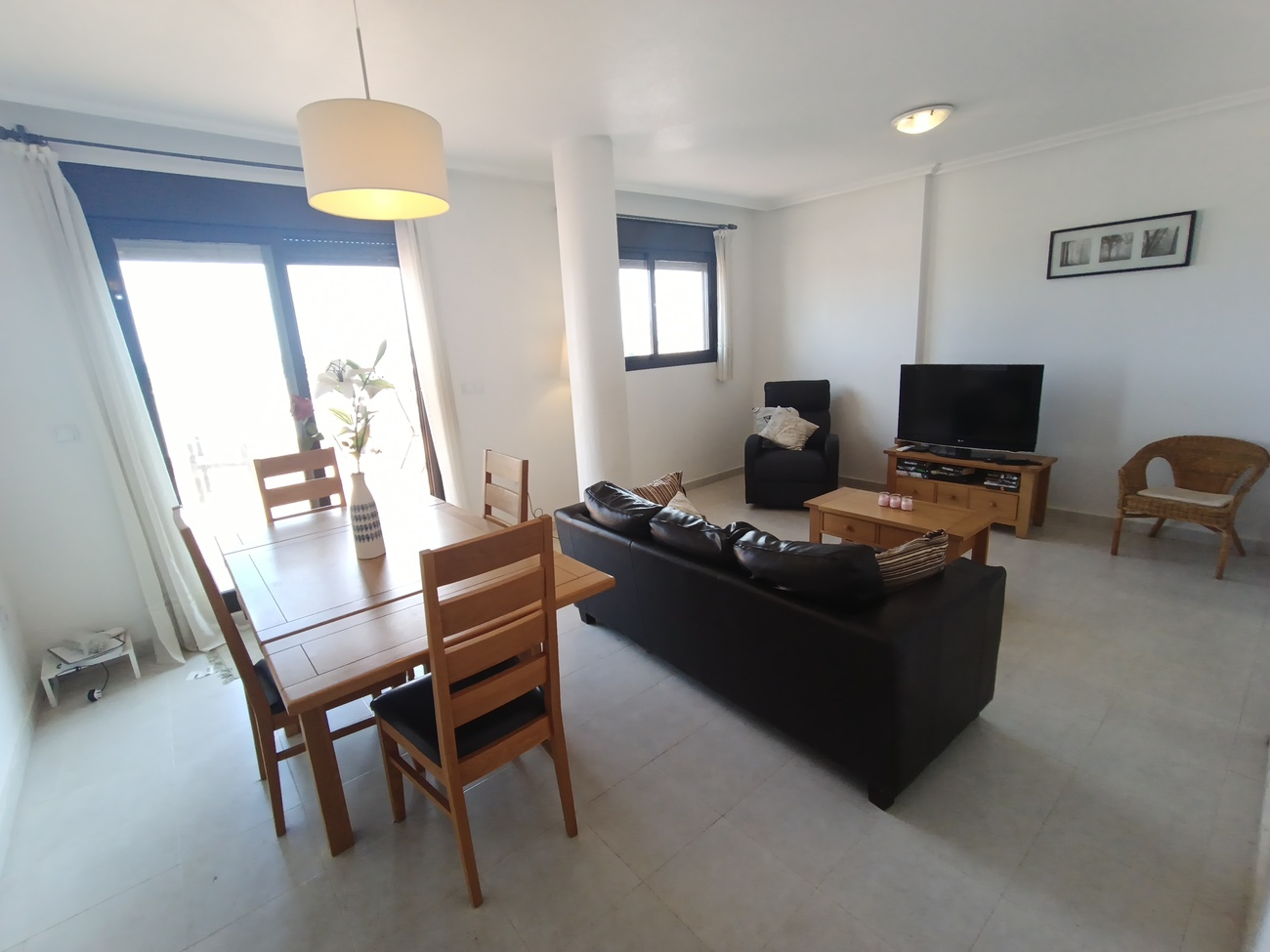 Pool area in apartment for sale in Sucina