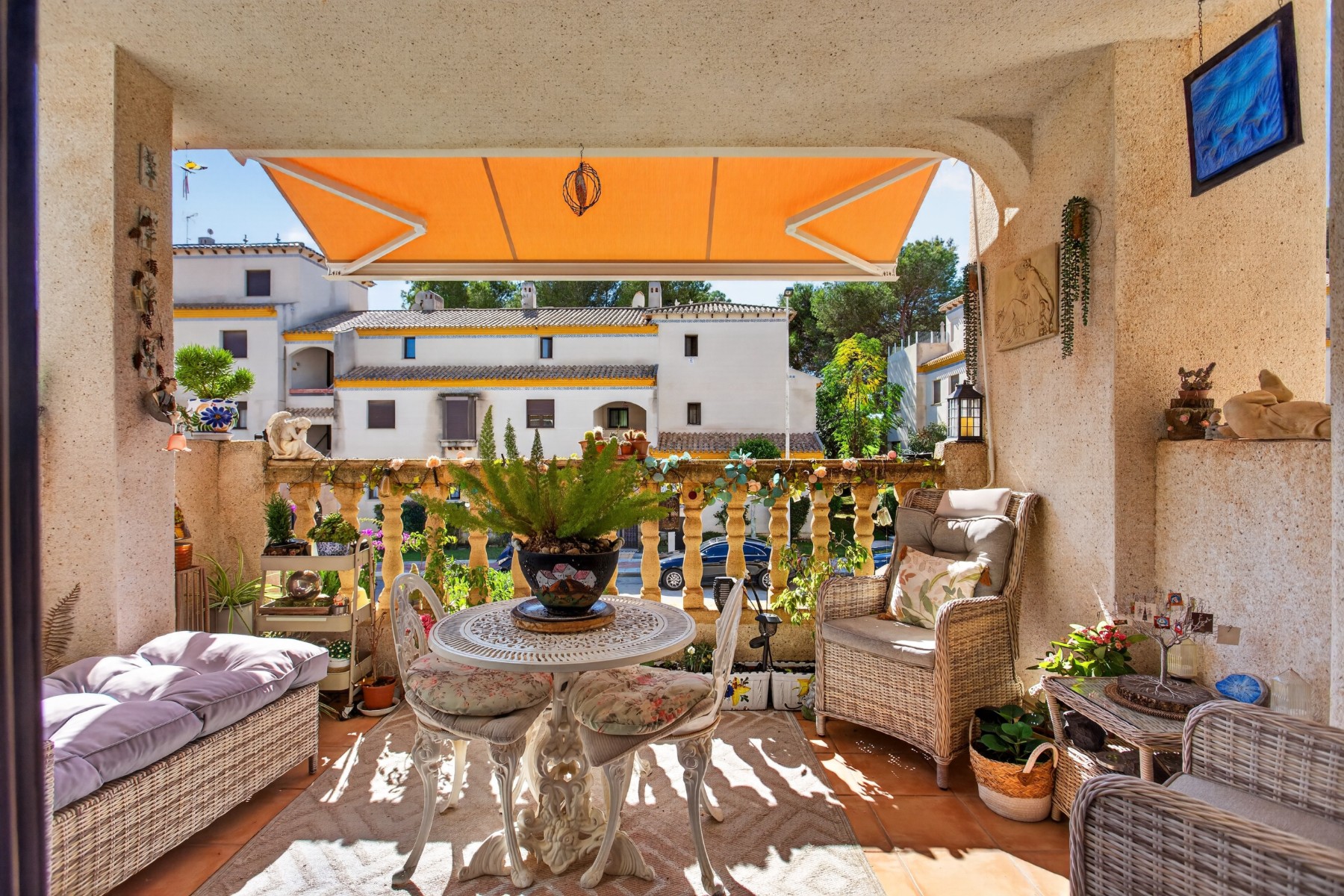 Pool area in apartment for sale in Orihuela Costa
