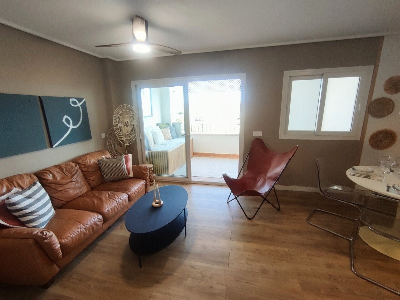 Living room in apartment for sale in Hacienda Riquelme Golf Resort