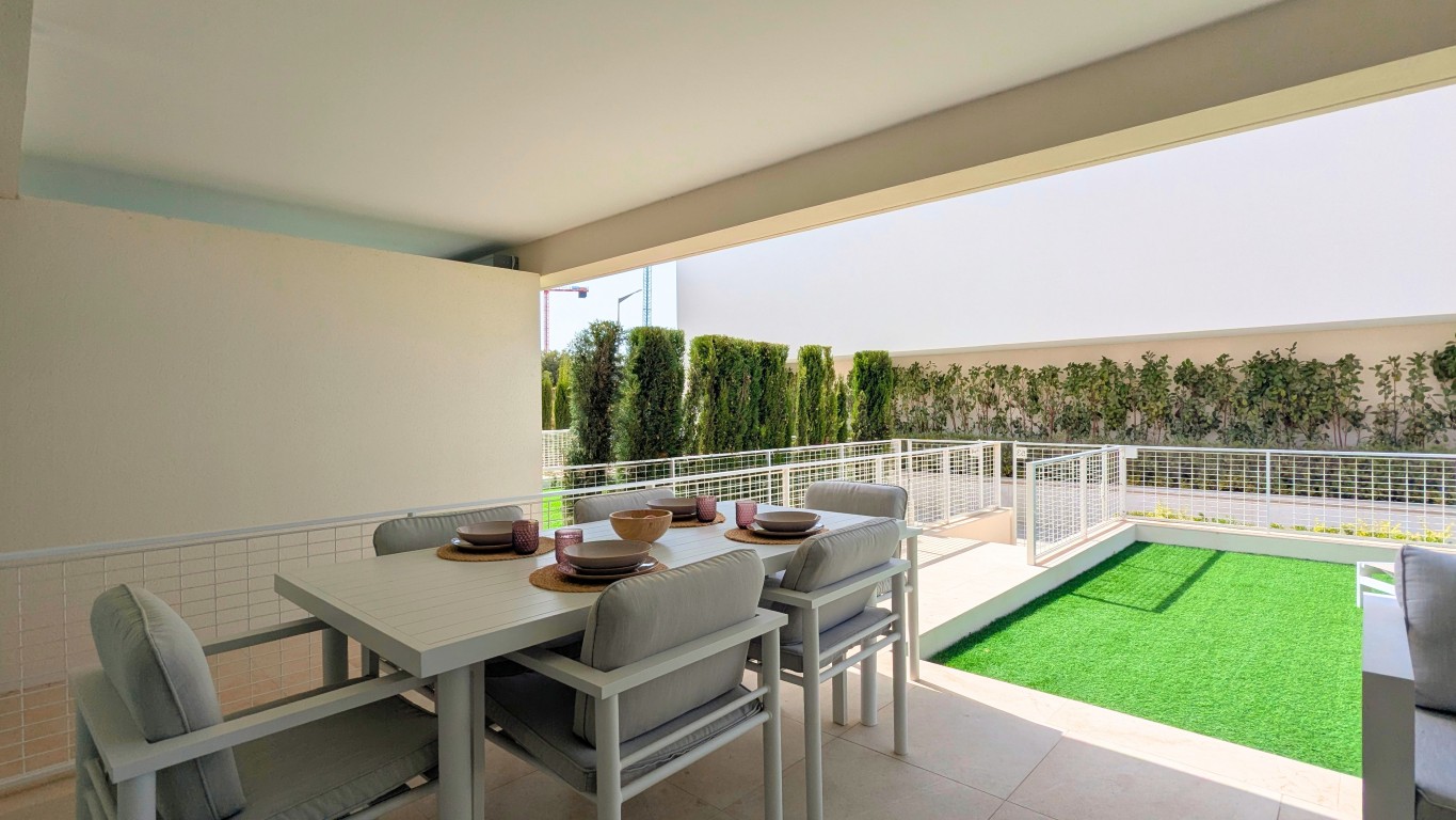 Pool area in apartment for sale in Los Balcones