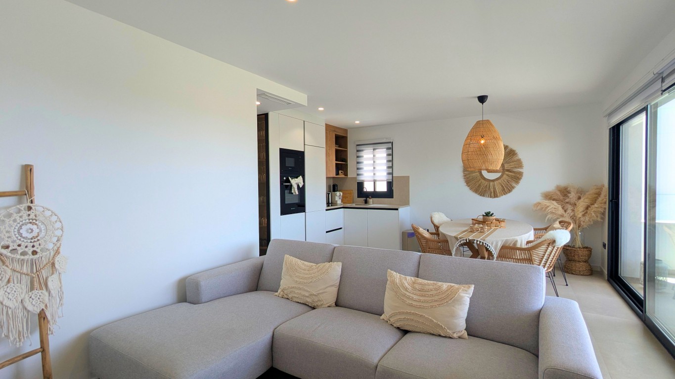 Living room in apartment for sale in Condado de Alhama