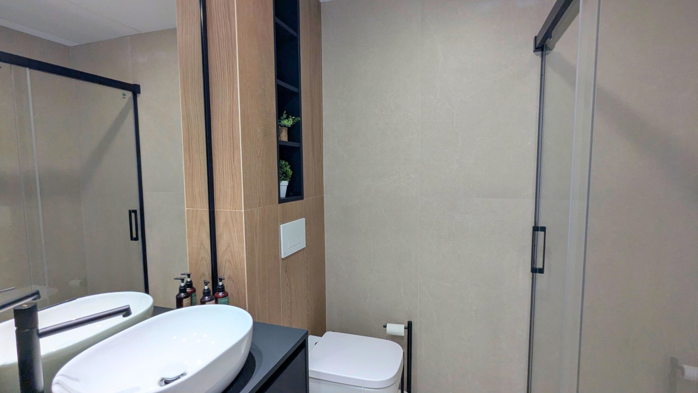 Pool area in apartment for sale in Condado de Alhama