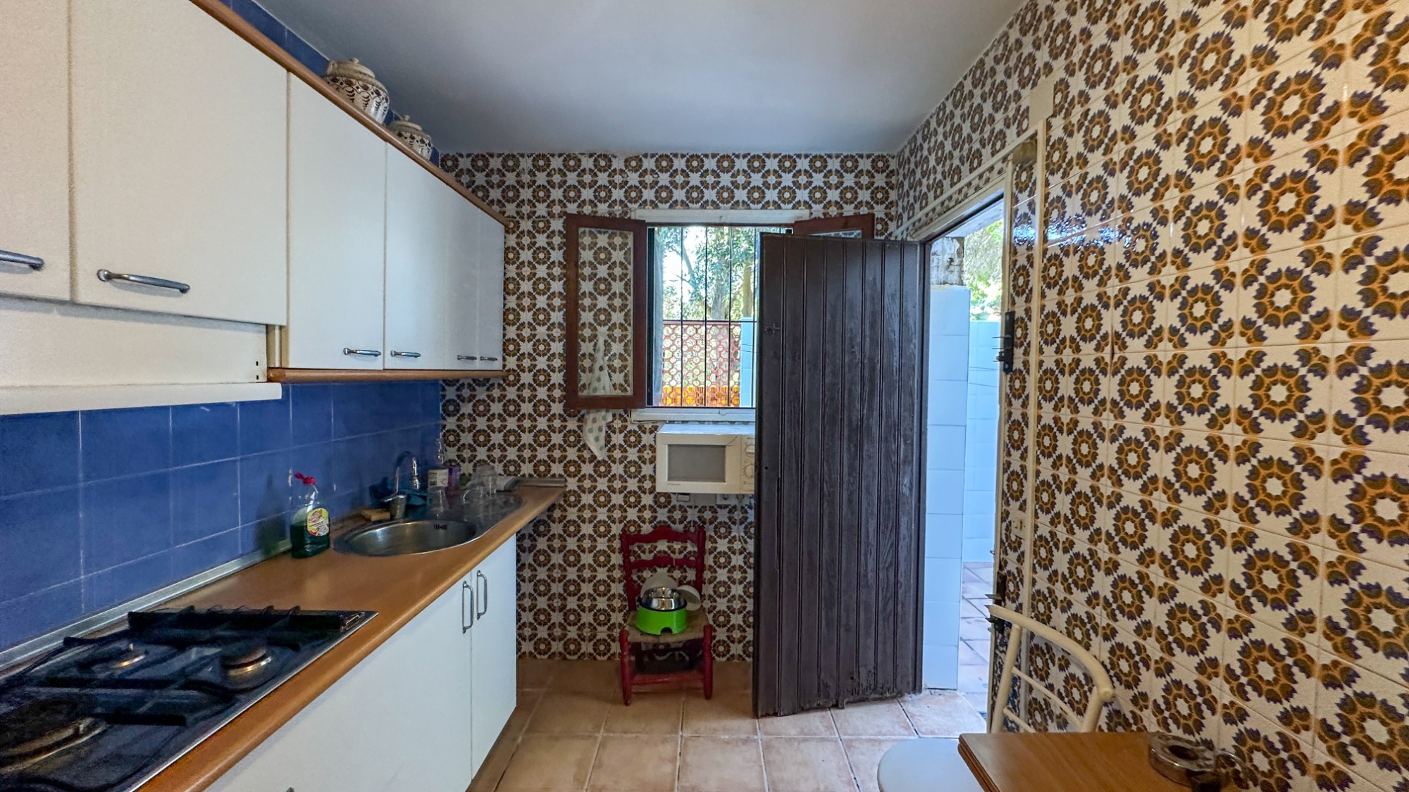 Pool area in villa for sale in Orihuela Costa