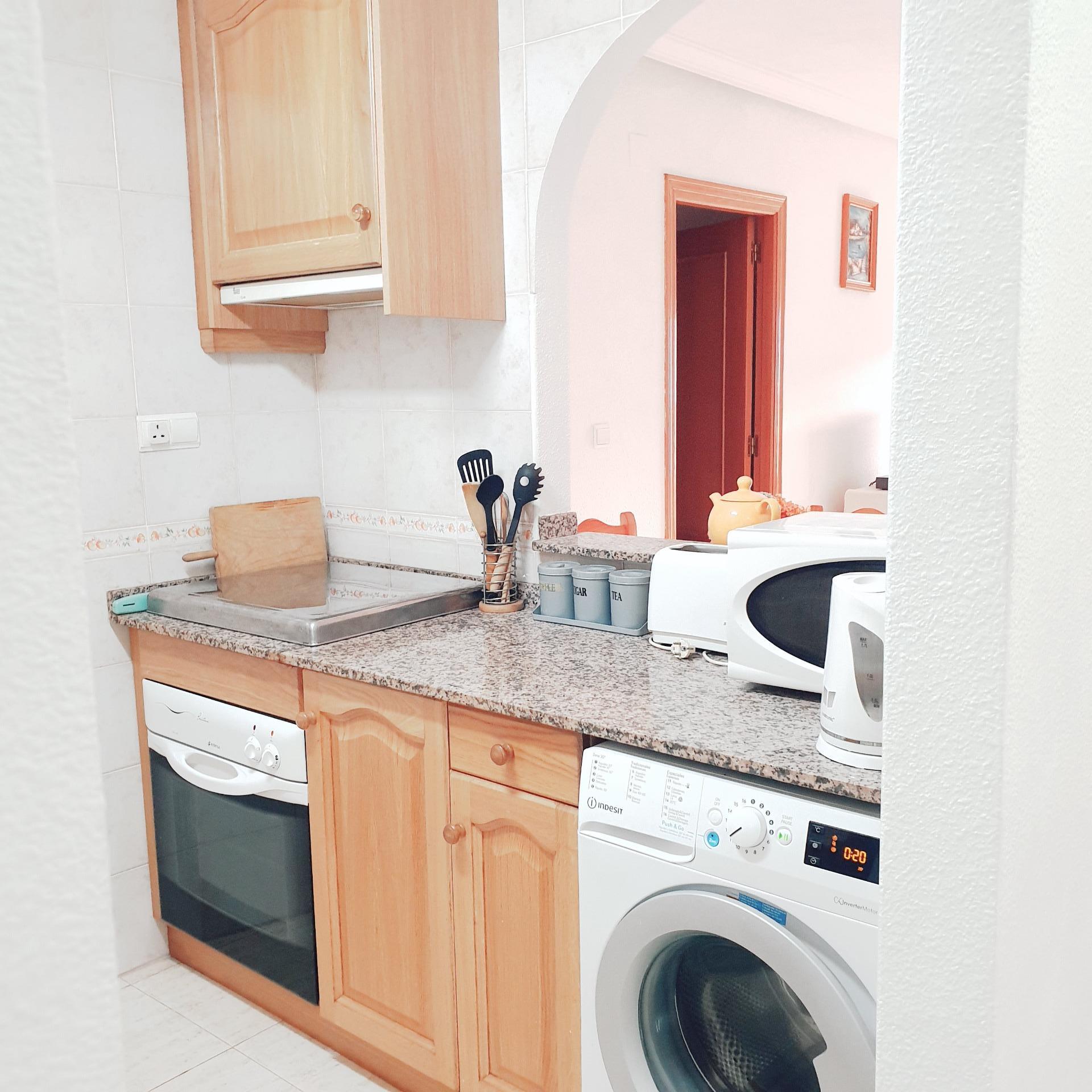 Pool area in apartment for sale in Torrevieja
